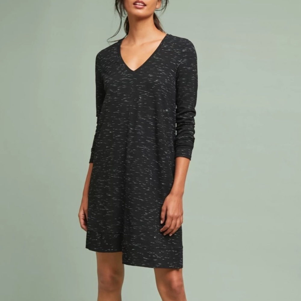 LILLA | P Asymmetrical Jersey Knit Space Dye Dress